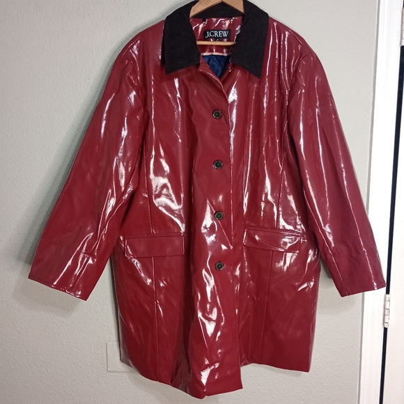 j. crew Collection Barn Jacket in patent faux leather - Picture 2 of 9